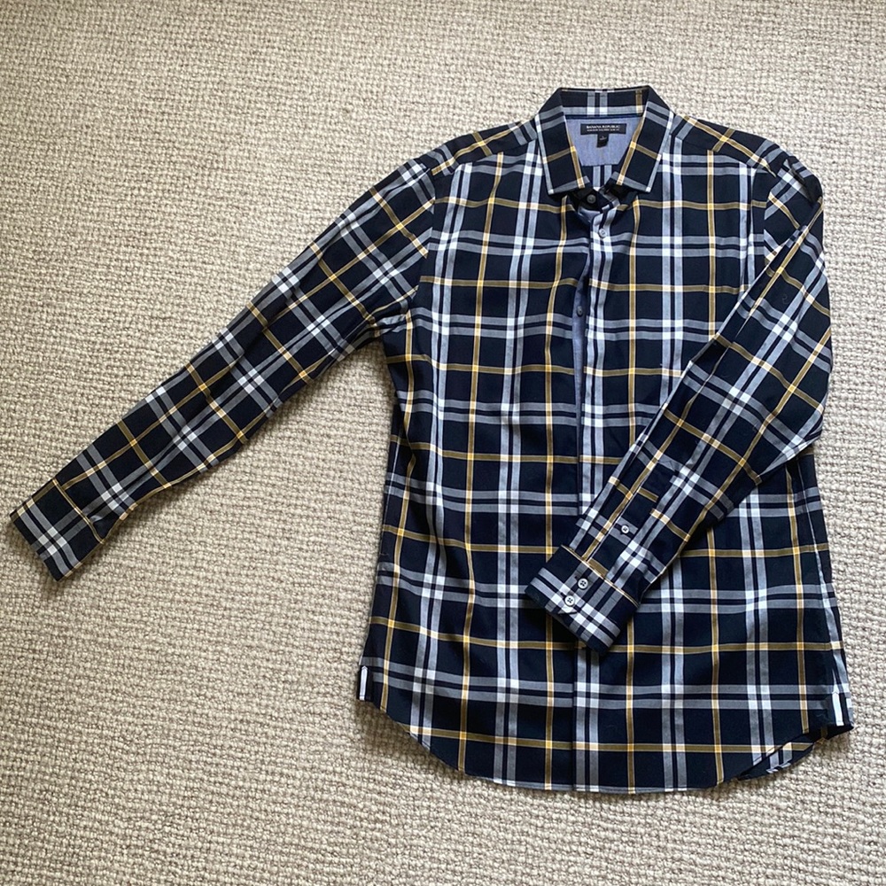 Mens Banana Republic Tailored Slim Fit shirt